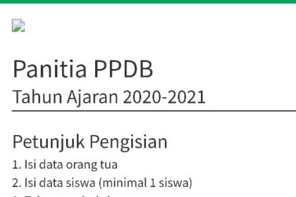 daftar ppdb 2020/2021 online - tunas ilmu tanjungpinang